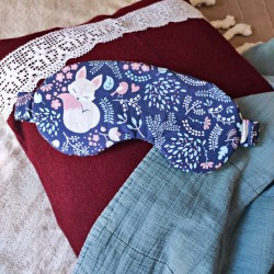 Opaska na oczy - pink fox