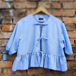 Koszula - blue ruffle