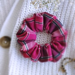 Frotka - bordowa krata