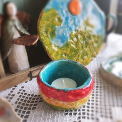 Miseczka, świecznik